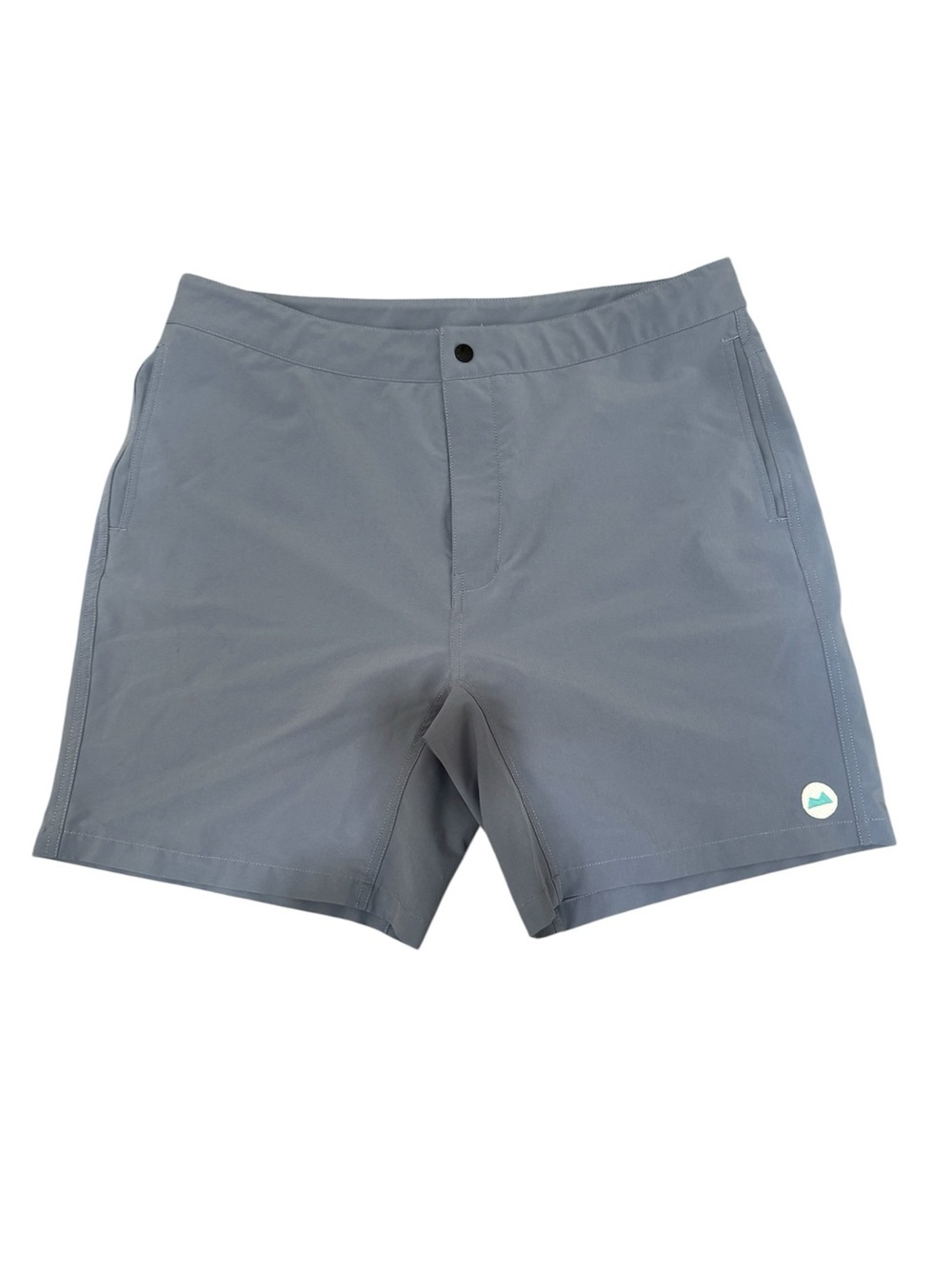 MYLES Light Blue and Teal Active Shorts